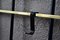 Scandinavian Style Coat Rack in Gilt and Black Metal, 1960s 6