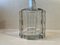Faux Bamboo Crystal Decanter by Orrefors, Sweden, 1960s 3