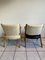 White Lounge Chairs in the style of Wegner, 1960s, Set of 2 4