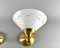 Hand-Crafted & Mouth Blown Glass Wall Sconces from Bankamp, Germany, Set of 2 5