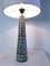 Mid-Century Ceramic Table Lamp by Irma Yourstone, Sweden, 1950s 5