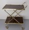 Mid-Century Foldable Trolley in Chrome & Stratified Wood, 1976, Image 3