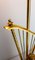 Französische Mid-Century Tischlampe aus Messing mit Putti Reading vor Harfe, 1960er 13