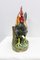 French Ceramic Barbotine Rooster Vase from Vallauris, 19th Century 5