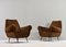 Italian Lounge Chairs in Velvet Mohair by Gigi Radice for Minotti, 1950, Set of 2 3