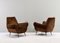 Italian Lounge Chairs in Velvet Mohair by Gigi Radice for Minotti, 1950, Set of 2 2