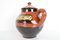 Mid-Century Hand-Painted and Glazed Ceramic Pot, 1960s, Image 4