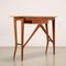 Console in Beech and Mahogany, Italy, 1950s, Image 9