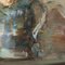 Ezio Pastorio, Peinture avec Vase Rose, Huile sur Toile, 1900s, Encadré 5
