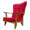 Grand Repos Lounge Chair by Guillerme et Chambron for Votre Maison, 1950s 1