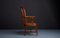 Danish Oak Windsor Armchair with Webbed Seat, 1950s, Image 5