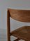 Model Øresund 537 Dining Chair in Patinated Oak and Seagrass by Børge Mogensen for Karl Andersson & Söner, 1960s, Set of 4, Image 12