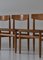 Model Øresund 537 Dining Chair in Patinated Oak and Seagrass by Børge Mogensen for Karl Andersson & Söner, 1960s, Set of 4, Image 18
