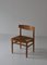 Model Øresund 537 Dining Chair in Patinated Oak and Seagrass by Børge Mogensen for Karl Andersson & Söner, 1960s, Set of 4, Image 11