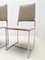 Dining Chairs in Chrome and Bouclé, 1970s, Set of 5 2