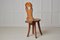 Schwedischer Vintage Folk Art Rustikaler Stuhl aus Kiefernholz 5
