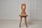 Vintage Swedish Folk Art Rustic Chair in Pine 3