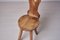 Schwedischer Vintage Folk Art Rustikaler Stuhl aus Kiefernholz 8
