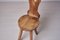 Vintage Swedish Folk Art Rustic Chair in Pine, Image 8