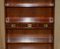 3-Drawer Military Campaign Bookcases in Burr Yew Wood & Brass by Kennedy for Harrods, Set of 2, Image 5