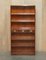 3-Drawer Military Campaign Bookcases in Burr Yew Wood & Brass by Kennedy for Harrods, Set of 2, Image 3