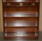 3-Drawer Military Campaign Bookcases in Burr Yew Wood & Brass by Kennedy for Harrods, Set of 2 6