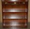 3-Drawer Military Campaign Bookcases in Burr Yew Wood & Brass by Kennedy for Harrods, Set of 2, Image 6