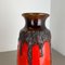 Crusty Fat Lava Vase from Scheurich, Germany, 1970s 6
