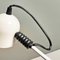 Italian Modern White and Black Metal Adjustable Table Lamp, 1980s, Image 8