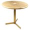 Italian Coffee Table in Wood, Parchment and Brass, 1960s 1