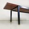 Italian Wood, Black Metal and Brass Bench, 1960s, Image 10