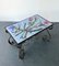 Floral Tile and Iron Coffee Table 1