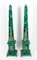 Large Ormolu Mounted Malachite Obelisks, 1920s, Set of 2, Image 18