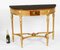 19th Century Satinwood Hand Painted Demi-Lune Console Table 16