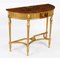 19th Century Satinwood Hand Painted Demi-Lune Console Table 17