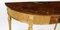 19th Century Satinwood Hand Painted Demi-Lune Console Table, Image 9