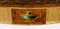 Consola Demi-Lune de madera satinada pintada a mano, siglo XIX, Imagen 7