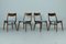 Danish Boomerang Chairs in Teak by Alfred Christensen, 1990s, Set of 4 1