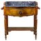 19th Century Side Table in Wood and Marble 1
