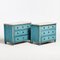 Chests of Drawers with Marbled Tops, 1890s, Set of 2 2