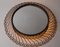 Large Mid-Century Iron Illuminated Mirror, 1960s, Image 12