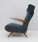 Walnut and Boucle Lounge Chair, Italy, 1950s, Image 6