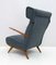Walnut and Boucle Lounge Chair, Italy, 1950s, Image 5