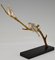 André Vincent Becquerel, Oiseaux Art Déco sur une Branche, 1930, Bronze 7