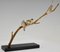 André Vincent Becquerel, Oiseaux Art Déco sur une Branche, 1930, Bronze 2