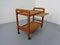 Danish Teak Bar Cart with Removable Tray, 1960s, Image 7