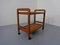 Danish Teak Bar Cart with Removable Tray, 1960s, Image 6