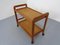 Danish Teak Bar Cart with Removable Tray, 1960s, Image 5