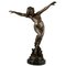 Carl Binder, Art Nouveau Dancing Bacchante Desnudo, 1905, Bronce, Imagen 1