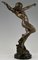 Carl Binder, Nu Bacchante Dansant Art Nouveau, 1905, Bronze 3